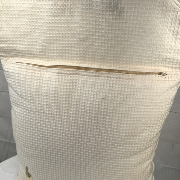 Two Unique Accent Pillows Aurora borealis Brooches & Ribbon Embroidery accents - Picture 6 of 9